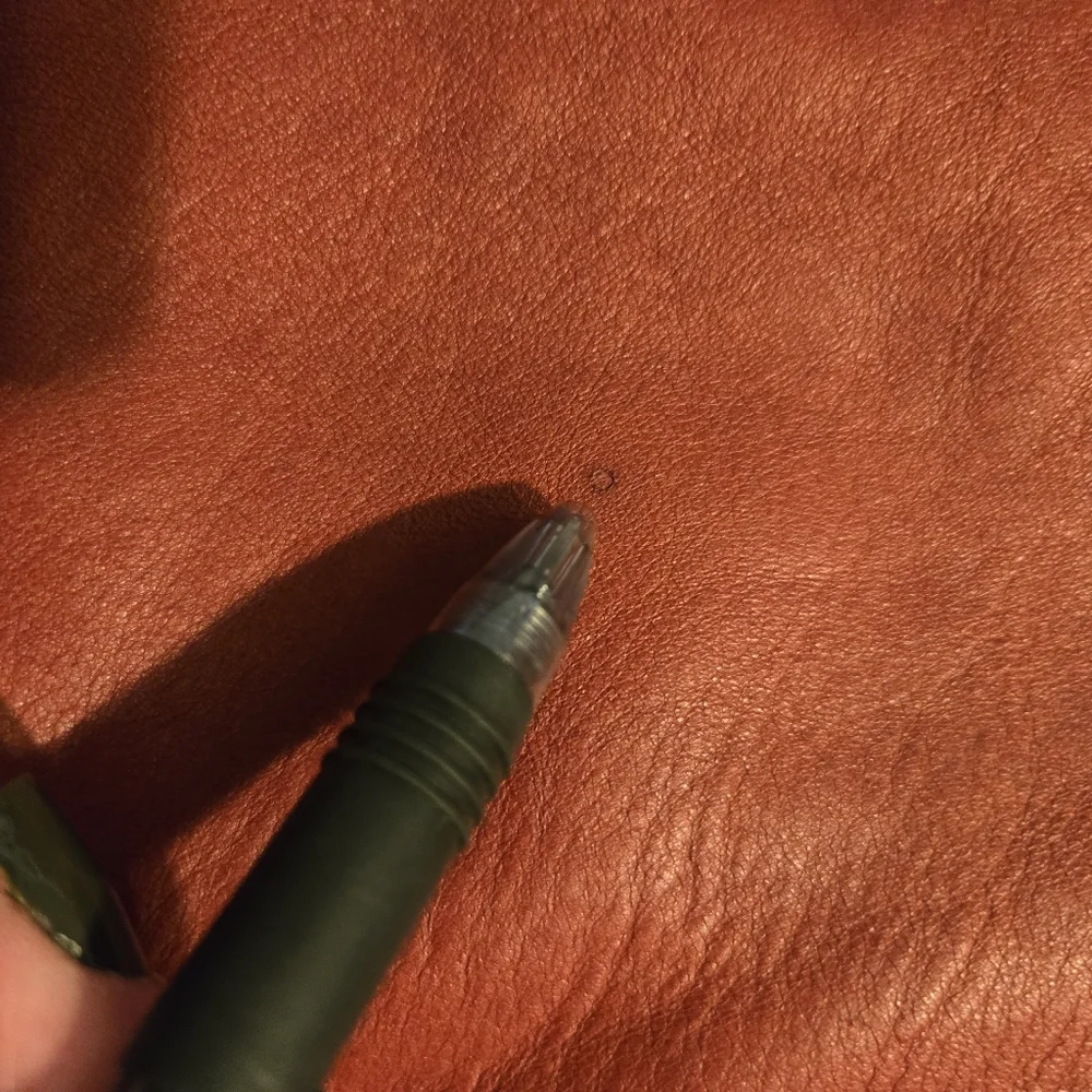 Wilsons Vintage Women's Rust Italian Leather Trenchcoat Sz XL - Picture 13 of 16